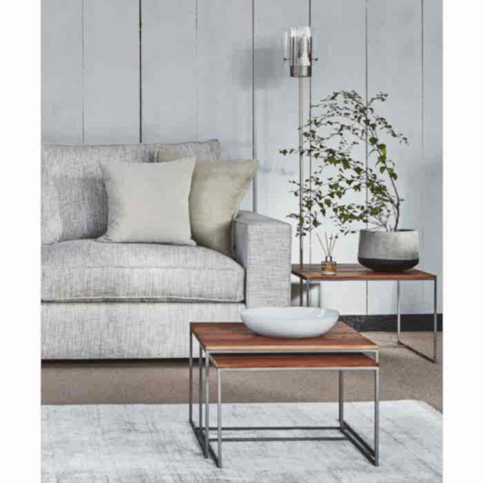 Large Handmade Cushion - Salt