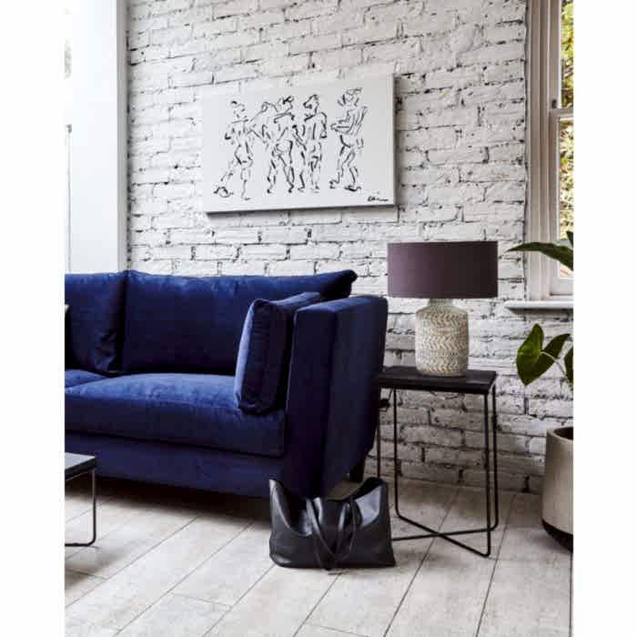Lava Stone Side Table