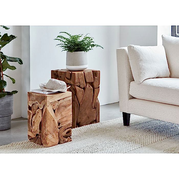 Teak Root Stool