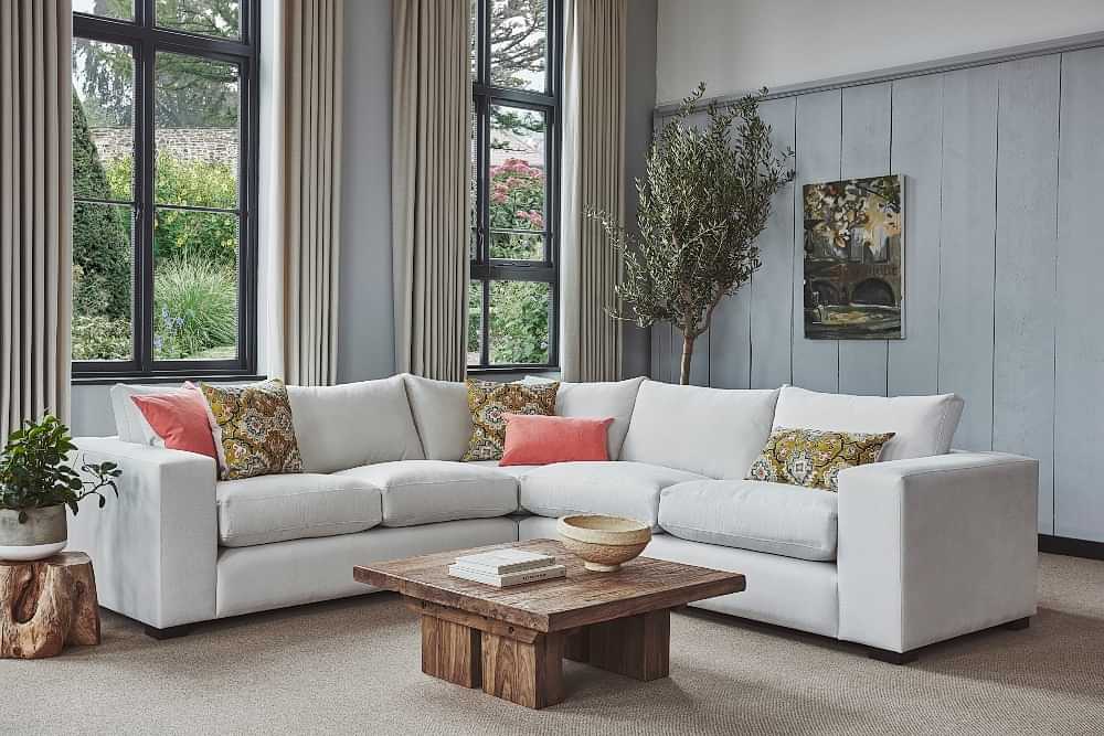 Melrose Sofa, SS21 scatters, Tamara Coffee Table